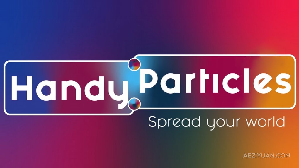 自定义粒子元素特效动画生成器AE脚本 Handy Particles v1.0.9 +使用教程 - AE资源网 www.aeziyuan.com