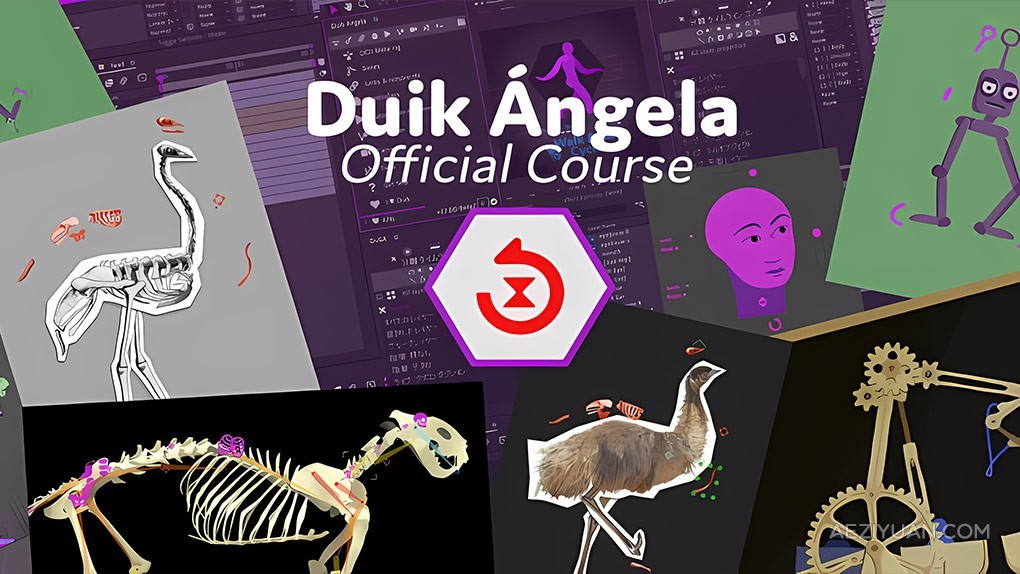 二维卡通角色骨骼绑定MG动画工具AE脚本 Duik Angela v17.1.15 Win/Mac中文版二维,卡通,角色,骨骼,绑定 - AE资源网 www.aeziyuan.com