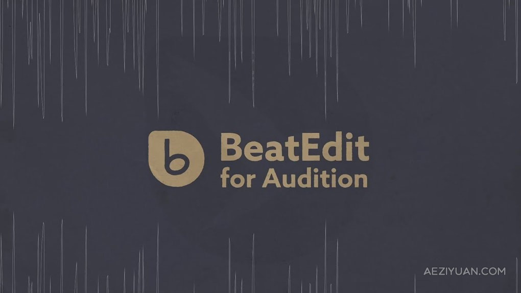 音乐鼓点自动节拍打点标记动画AU脚本 BeatEdit for Audition v2.2.000 Win/Mac版 + 使用教程音乐,鼓点,自动,打点,标记 - AE资源网 www.aeziyuan.com