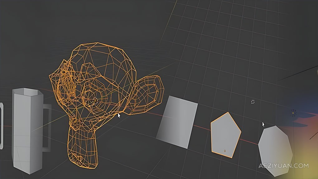 Blender 3D建模基础技能训练视频教程 Mastering 3D Modeling Basics: Beginner to Problender,3d建模,基础,技能,训练 - AE资源网 www.aeziyuan.com
