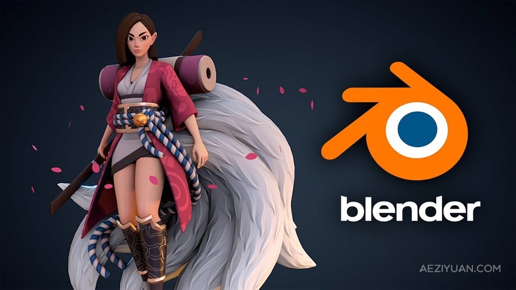 Blender游戏模型纹理制作实例训练视频教程 中文字幕 Stylized texturing for video games with Blender纹理,制作,实例,训练,视频教程 - AE资源网 www.aeziyuan.com