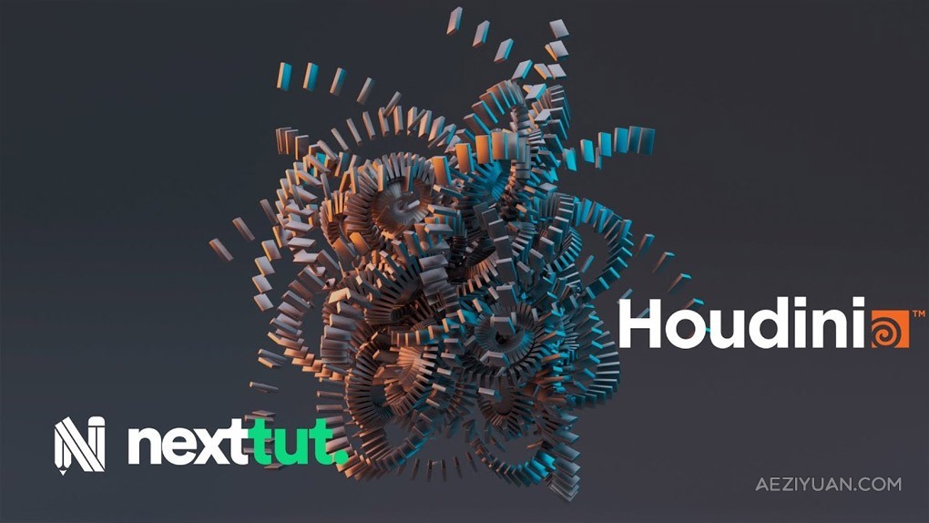 Houdini工业光魔艺术家影视级环境场景制作视频教程 Houdini For Motion Graphics Course Trailerhoudini,工业光魔,艺术家,影视,环境 - AE资源网 www.aeziyuan.com