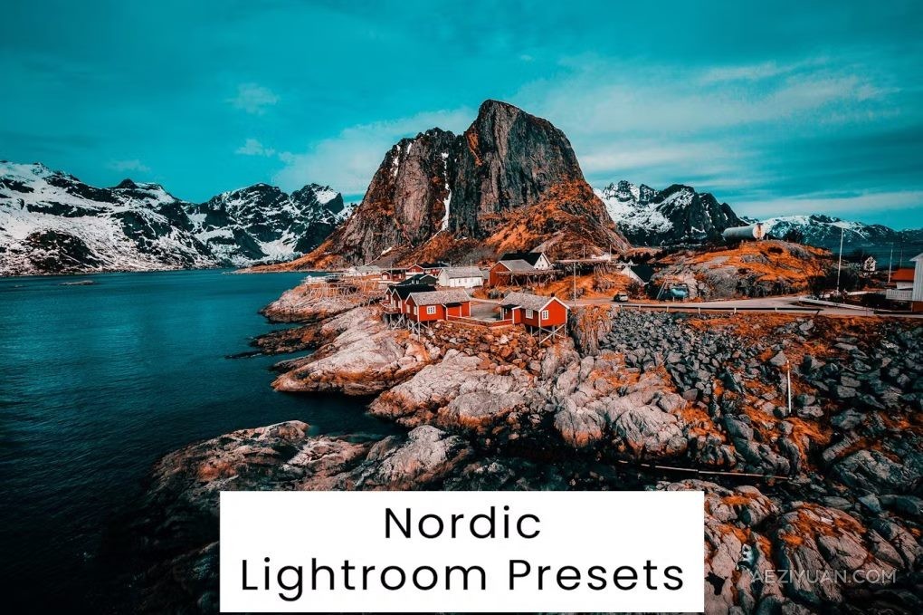 北欧电影风光摄影后期调色LR预设 Nordic Lightroom Presets北欧电影,摄影后期,后期调色,预设,nordic - AE资源网 www.aeziyuan.com