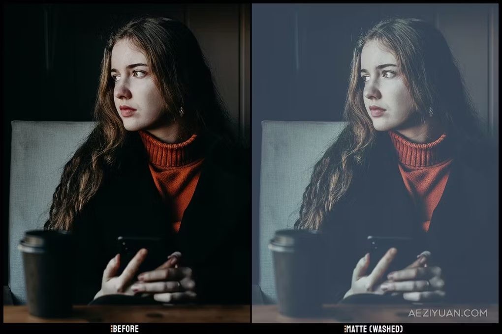 磨砂博客人像lr预设 Matte Blogger- Desktop &amp; Lightroom Presets磨砂,博客,预设,desktop,lightroom - AE资源网 www.aeziyuan.com