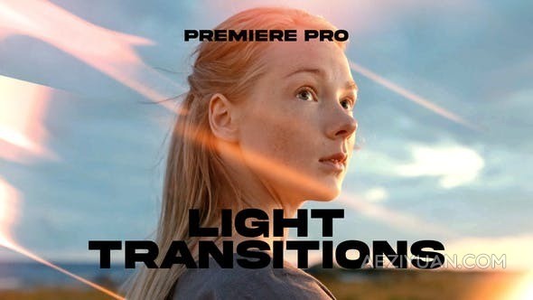 微妙的光芒闪光燃烧耀斑动态光线过渡-PR转场模板 Light Transitions for Premiere Pro微妙,光芒,闪光,燃烧,耀斑 - AE资源网 www.aeziyuan.com