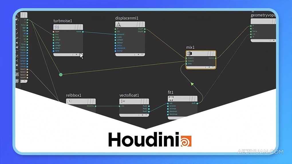 Houdini工业光魔艺术家影视级环境场景制作视频教程 Getting Started With VOP in houdinihoudini,工业光魔,艺术家,影视,环境 - AE资源网 www.aeziyuan.com