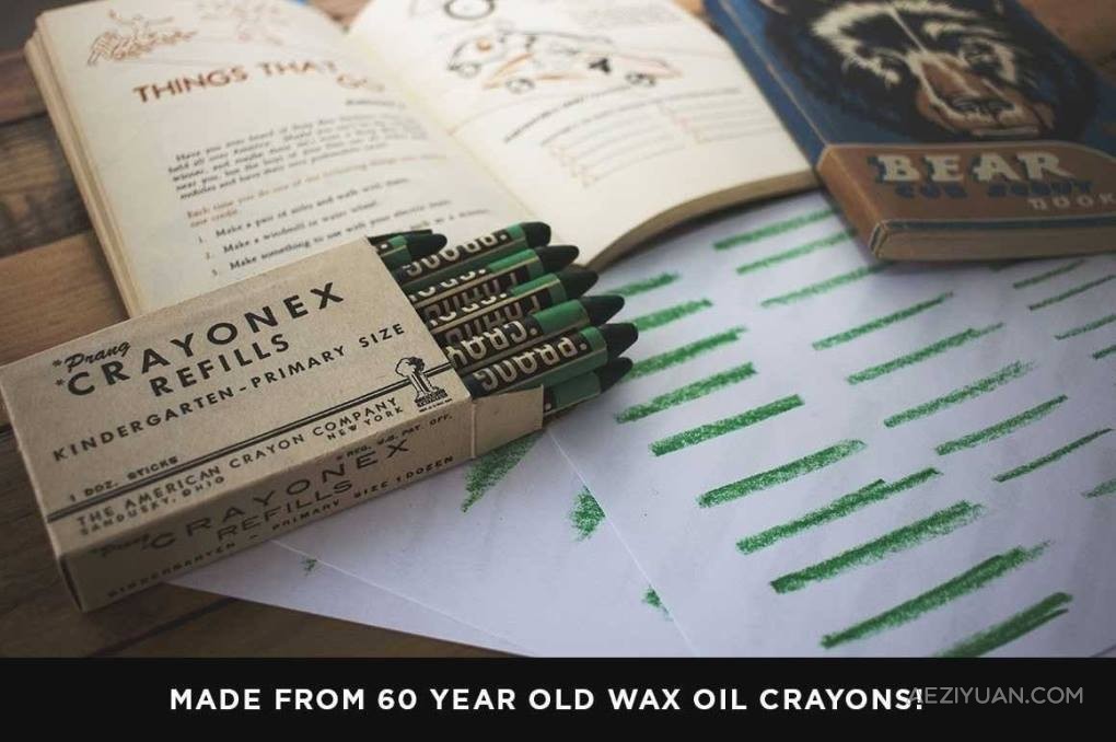 AI笔刷-15支复古蜡油蜡笔艺术绘画笔触效果Illustrator笔刷 Retro Supply – Wax and Oil CrayonsAI笔刷,Illustrator笔刷,蜡笔绘画 - AE资源网 www.aeziyuan.com