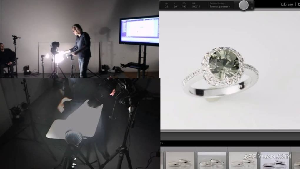 Alex Koloskov-高端珠宝摄影布光及后期修饰教程合集-中英字幕 Photigy Expert Jewelry Photography Course (Bundle) - AE资源网 www.aeziyuan.com