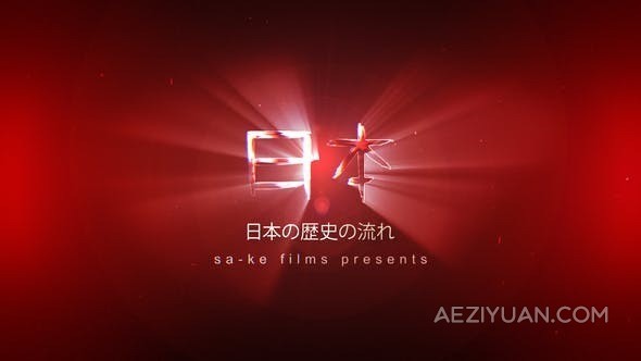 背发光LOGO扫光特效演绎视频片头-AE模板 Quick Cinematic Logo Reveal - AE资源网 www.aeziyuan.com