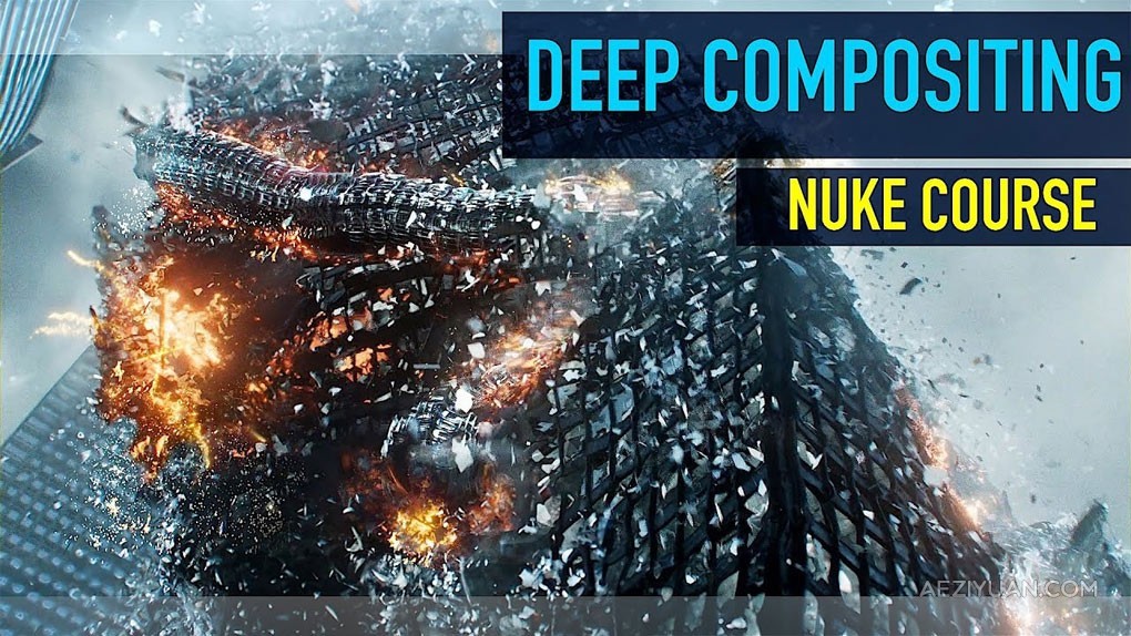 Nuke VFX特效合成基础核心技术视频教程-中文字幕 RELEASED: Deep Compositing in Nuke - AE资源网 www.aeziyuan.com