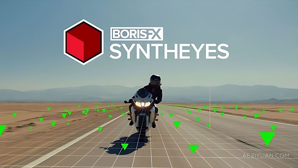 摄像机反求视频跟踪特效合成软件 BorisFX – Syntheyes Pro 2024.5.1062 Win中文版 - AE资源网 www.aeziyuan.com