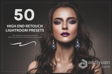 50个高端人像修图润饰Lightroom预设 50 High End Retouch Lightroom Presets