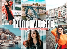 Porto Alegre人文旅拍LR预设/手机版LR预设Porto Alegre Lightroom Presets