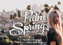 旅行摄影LR预设+APP预设 Palm Springs - Lightroom Presets