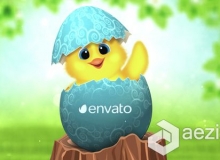 复活节彩蛋包装动画AE模板 Videohive Easter Day