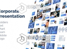 公司企业商务宣传介绍展示栏目包装AE模板 Videohive Corporate Presentation Bundle