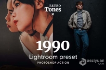 90年代通透复古胶片人像Lightroom调色预设1990 Retro - Presets