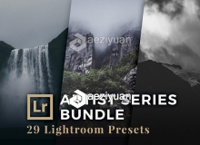 磨砂旅行风景LR预设合集 Artist Series Pack Lightroom Presets