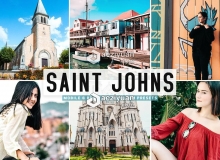 圣约翰旅拍人像轻胶片LR预设/APP预设 Saint Johns Lightroom Presets