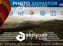 4K平面图片转换三维摄像机空间视效动画AE模板 Videohive Photo Animator