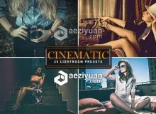 35组电影色调城市街拍人像Lightroom预设 35 Cinematic Lightroom Presets