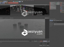 C4D Redshift城市雾霾效果制作视频教程 C4D Redshift- Blade Runner City