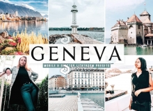 日内瓦人文旅拍风光后期Lightroom预设/手机APP滤镜 Geneva Pro Lightroom Presets