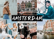 阿姆斯特丹旅拍人像胶片LR预设+手机版lr预设Amsterdam Lightroom Presets