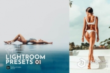 热带时尚健美模特人像写真LR预设+移动APP滤镜 Tropical Lightroom Presets Pack