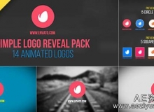 简洁的标志展示AE模板Videohive Simple Logo Reveal Pack