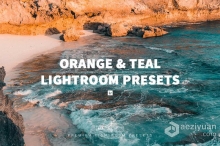 30个橙色和青色色调电影风光人像lr预设 30 ORANGE & TEAL Lightroom Presets