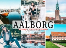 奥尔堡人文风光摄影Lightroom预设/手机APP滤镜 Aalborg Pro Lightroom Presets