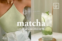 清新抹茶绿人像LR预设/移动APP调色滤镜 Lightroom Presets MATCHA