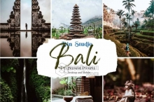 巴厘岛旅拍人文Lightroom预设/APP滤镜  Bali Lightroom Presets