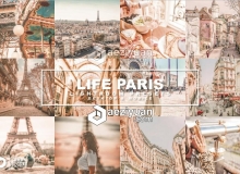 巴黎旅拍复古电影胶片Lightroom预设+手机版APP滤镜 37. Life Paris