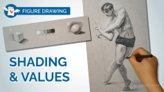 写实人物和服装阴影绘画技巧视频教程 中文字幕 Shading Techniques for Drawing Realistic Figures and Clothing