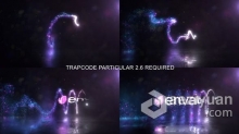 华丽彩色粒子特效动画Particals Logo宣传开场片头视频 AE模板 AE工程文件 Glowing Particals Logo Reveal 33