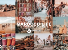 摩洛哥旅旅拍人像棕色INS流行色LR预设Marocco Life lightroom presets