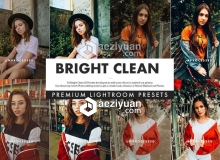 50个干净明亮人像Lightroom预设Bright Clean Lightroom Presets