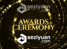 粒子背景颁奖典礼文字片头AE模板 Videohive Awards Show Opener