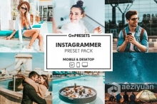 Instagram旅拍风光人像调色Lightroom预设 OnPresets -INSTAGRAMMER