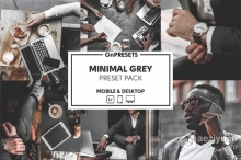 INS中性灰时尚人像后期调色Lightroom预设 OnPresets-MINIMAL GREY