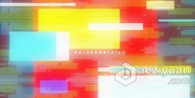 4K分辨率动态失真故障视频片头动画 AE模板 AE工程文件 Glitch Logo