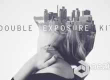 双重幻觉叠加重影展示动画AE模板 Videohive Double Exposure Kit