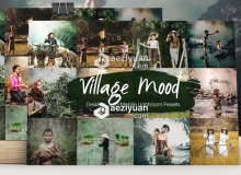 乡村情调人文风光摄影Lightroom预设/手机APP滤镜 Village Mood Lightroom Presets