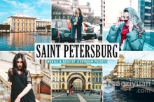 圣彼得堡城市人文旅拍Lightroom预设/手机APP预设 Saint Petersburg Pro Lightroom Prese