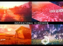 唯美视差幻灯片相册动画AE模板 VideoHive Inspirational Parallax Slideshow