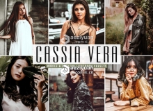 明亮自然胶片人像LR预设+移动预设Cassia Vera Lightroom Presets