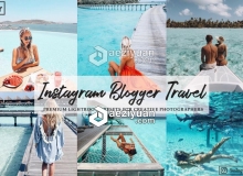 摄影师Instagram网红博主流行色调清新通透LR预设30 Instagram Blogger Travel Presets