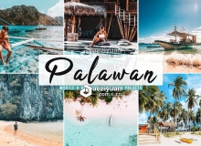 巴拉望岛旅拍明亮胶片感LR预设+手机预设 Palawan Lightroom Presets